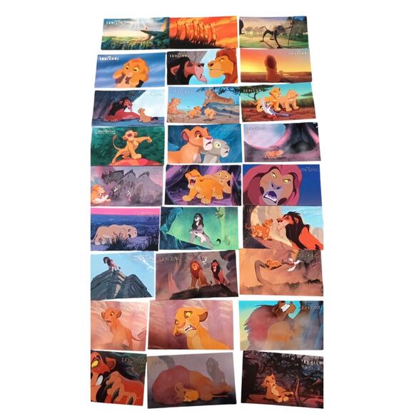 RARE/LIMITED EDITION Skybox Walt Disney Lion King Complete 50 Trading Card Set - Picture 5 of 9
